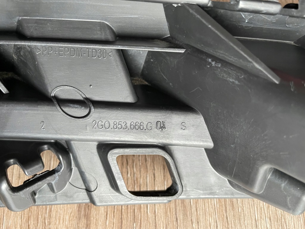 фото №13, Vw polo vi 17-21 решітка рамка протитуманної фари права 2g оригінальний номер