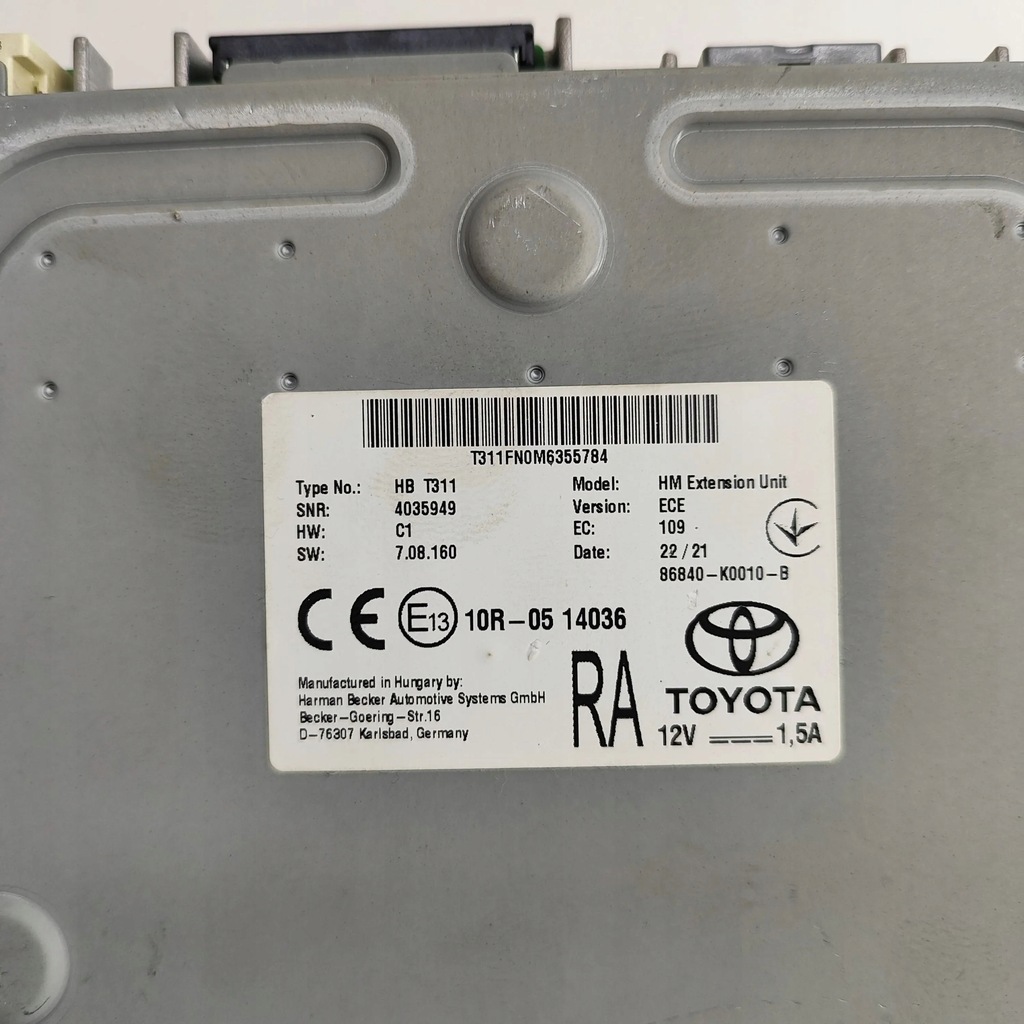 фото №7, Toyota corolla e210 e21 2021 модуль / блок керування gps