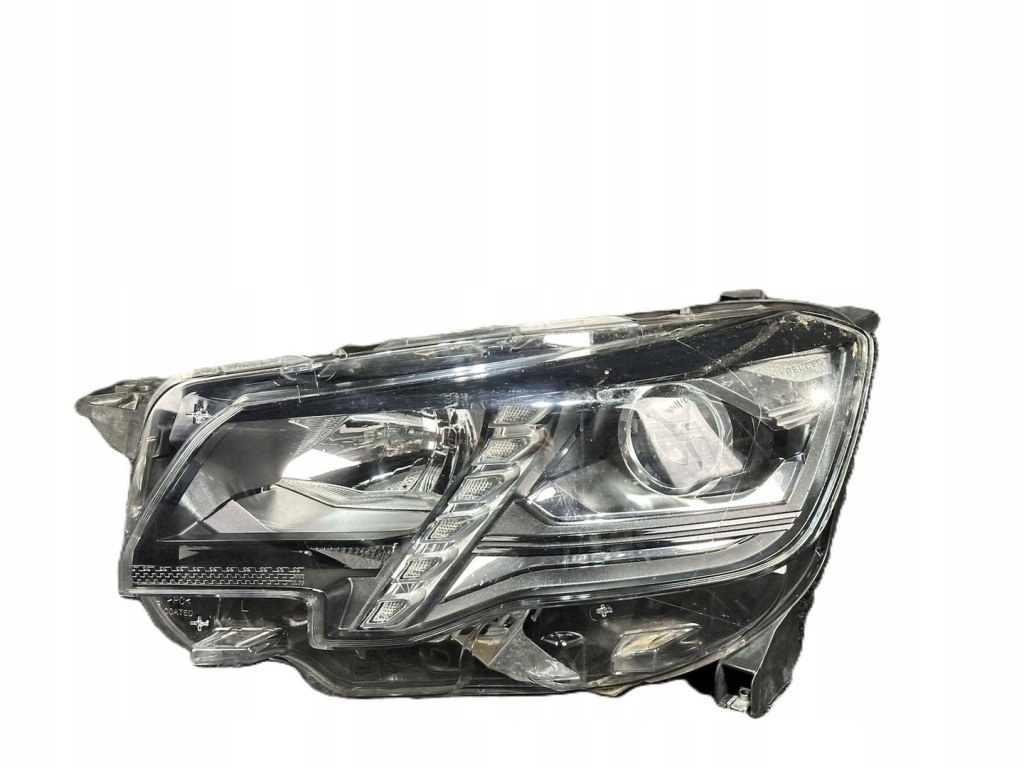 фото №2, Peugeot rifter лампа левая перед передняя h7 линза + led 9816827280