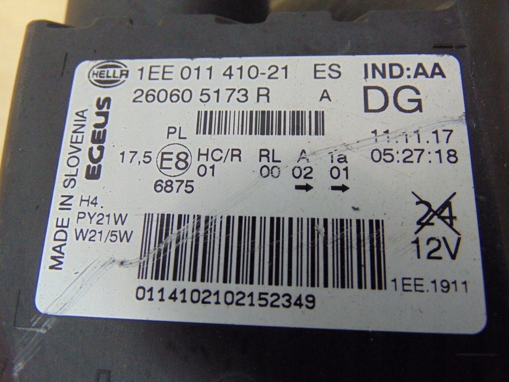 фото №16, Лампа ліва перед renault trafic iii 260605173r europa