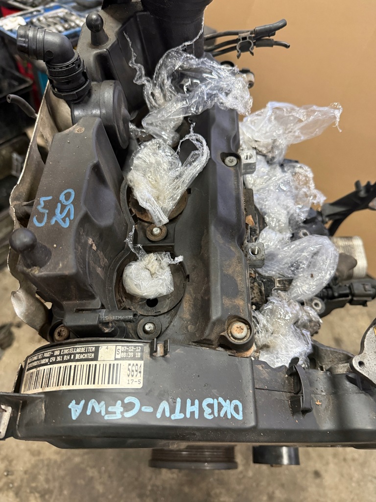 фото №1, Двигатель голый блок двигателя vw skoda seat 1.2 tdi cfw cfwa