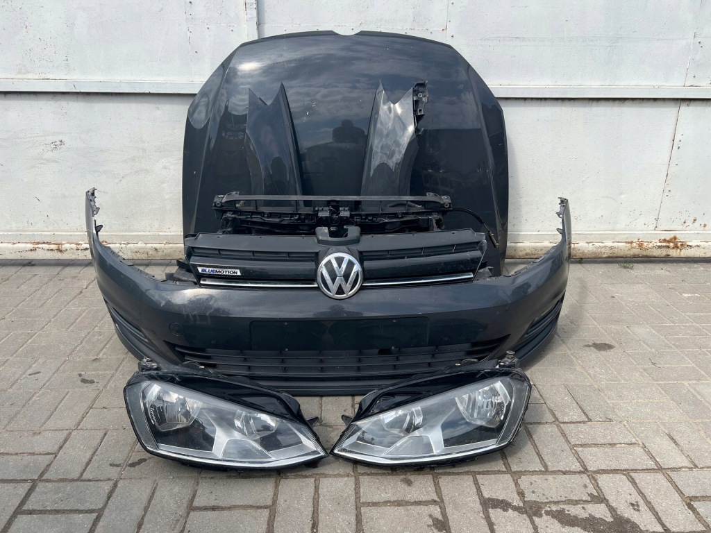фото №1, Vw golf vii перед бампер капот крылья pas лампы