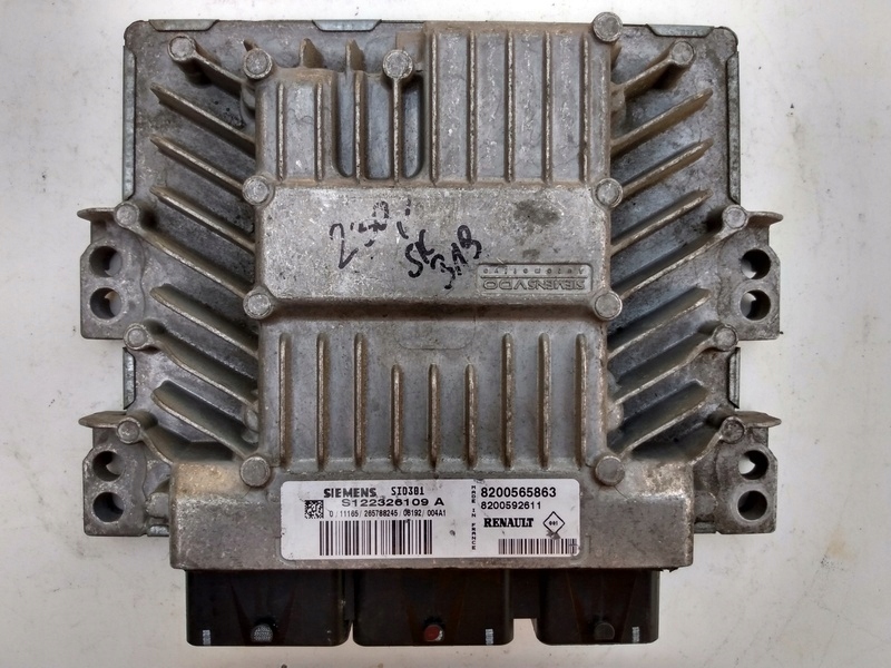 фото №3, Блок керування двигуна 8200565863 renault scenic ii 1,5
