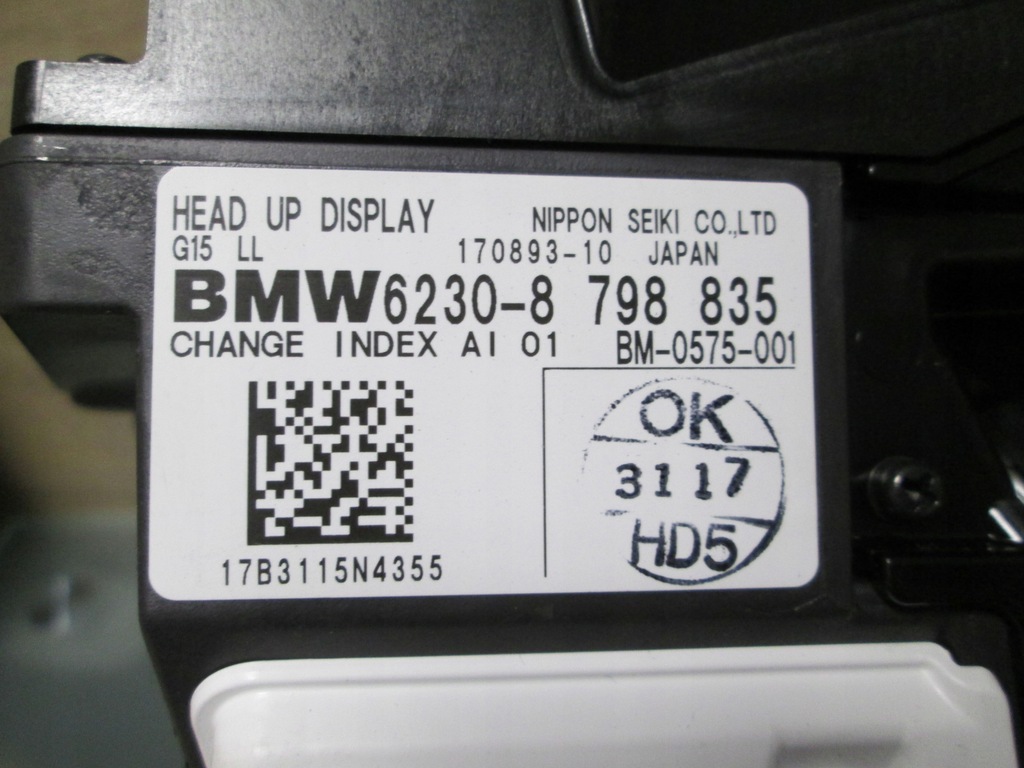 фото №6, Bmw 8 g14 g15 m8 f91 f92 проекційний дисплей hud 8798835