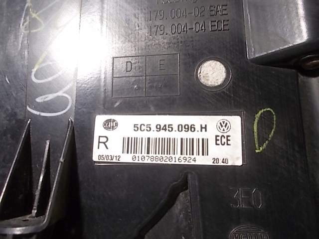 фото №11, Лампа задня vw beetle 11-19 5c5945096h оригінал europa права