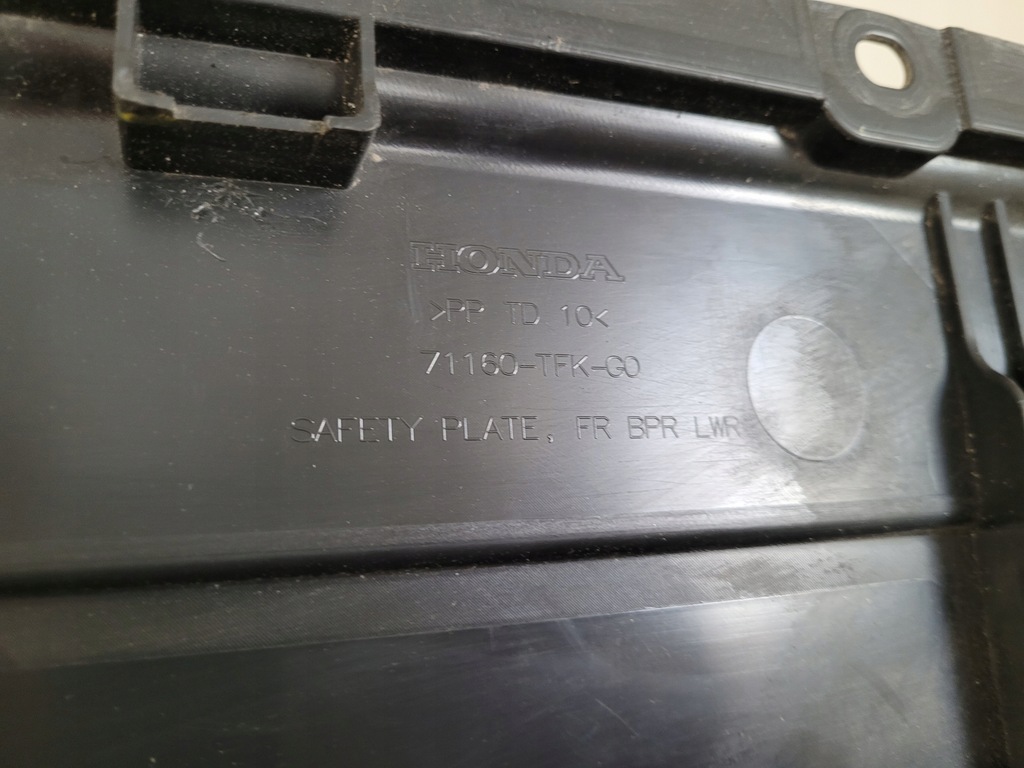 фото №6, Honda civic x 10 защита плита pod бампер 71160-tfk-g0