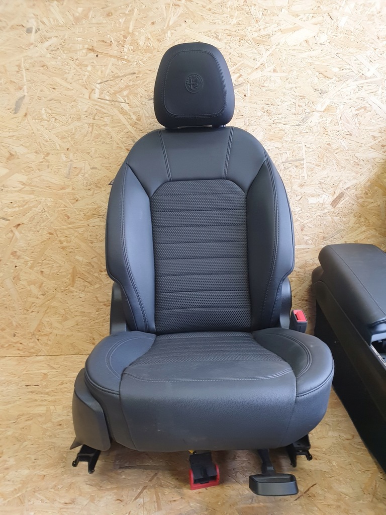 фото №13, Alfa romeo stelvio сидіння заднє сидіння обшивки pół шкіра europa