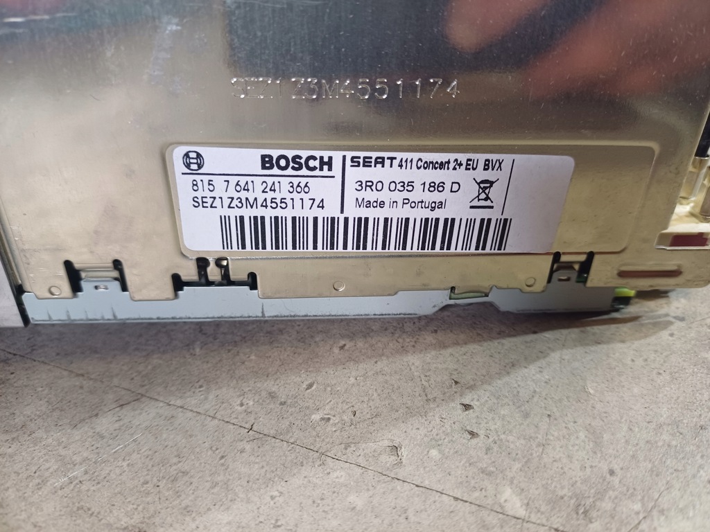 фото №5, Радио заводской cd seat exeo nr. 3r0035186d