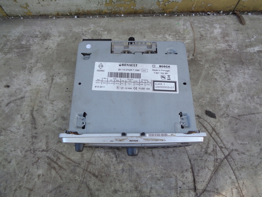 фото №4, Радио renault megane 3 iii scenic 3 281150743r