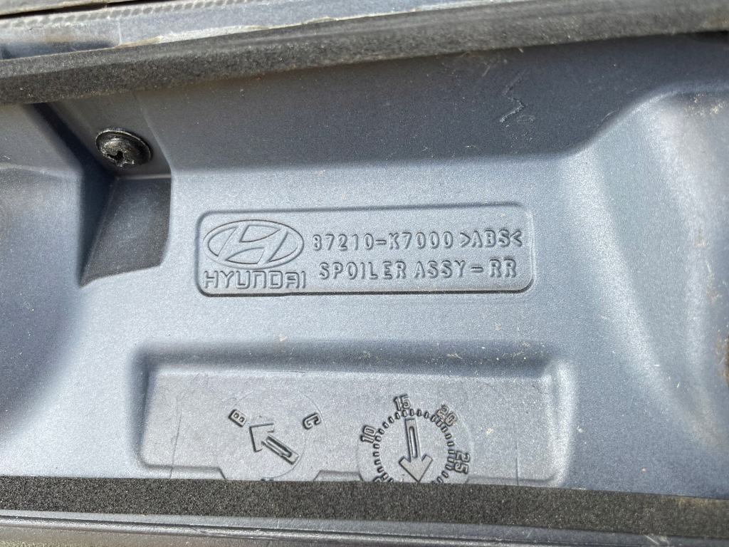 фото №10, Hyundai i10 спойлер спойлер крышки задняя задняя