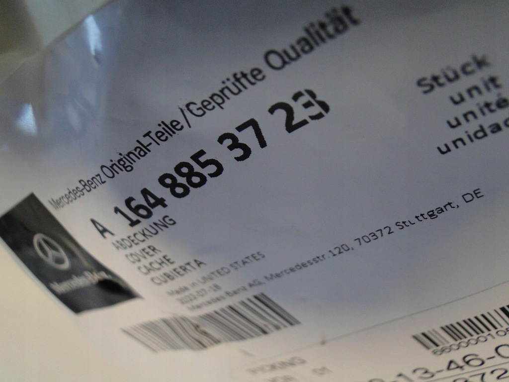 фото №11, Mercedes ml w164 164 lift решётка левая защита na противотуманная фара w бампер передний