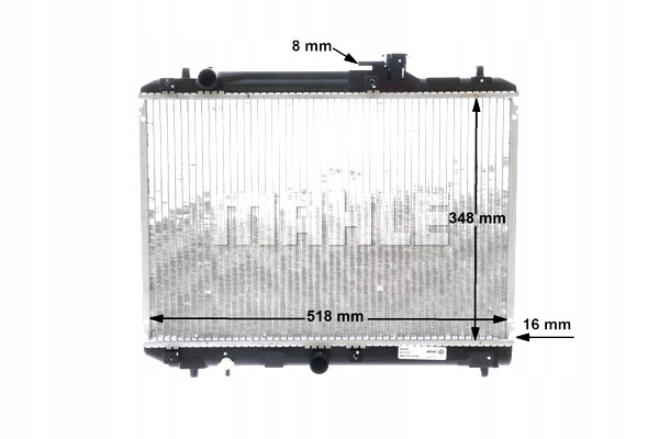 фото №9, Радіатор двигуна wody suzuki baleno 1.3 1.6 07.95-05 #petrolhead pro+ kit5