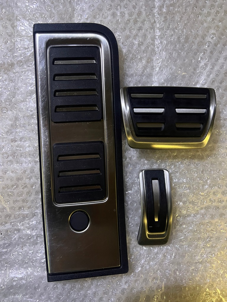 фото №5, Audi a6 a7 c8 4k оригинальные накладки na педали хром