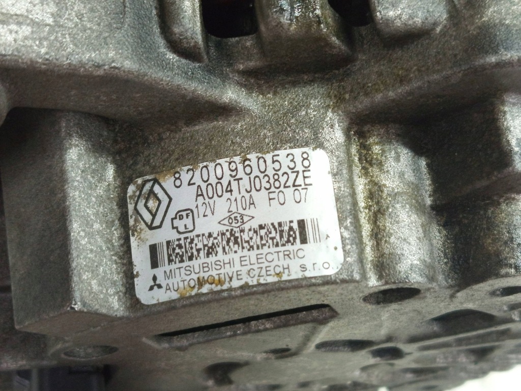 фото №6, Генератор renault espace iv laguna 8200960538 2.0 dci