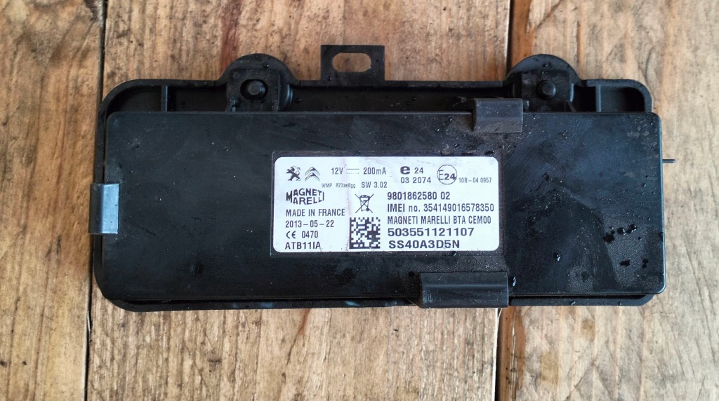 Купить Блок управления модуль bluetooth citroen c5 iii x7 9688698780