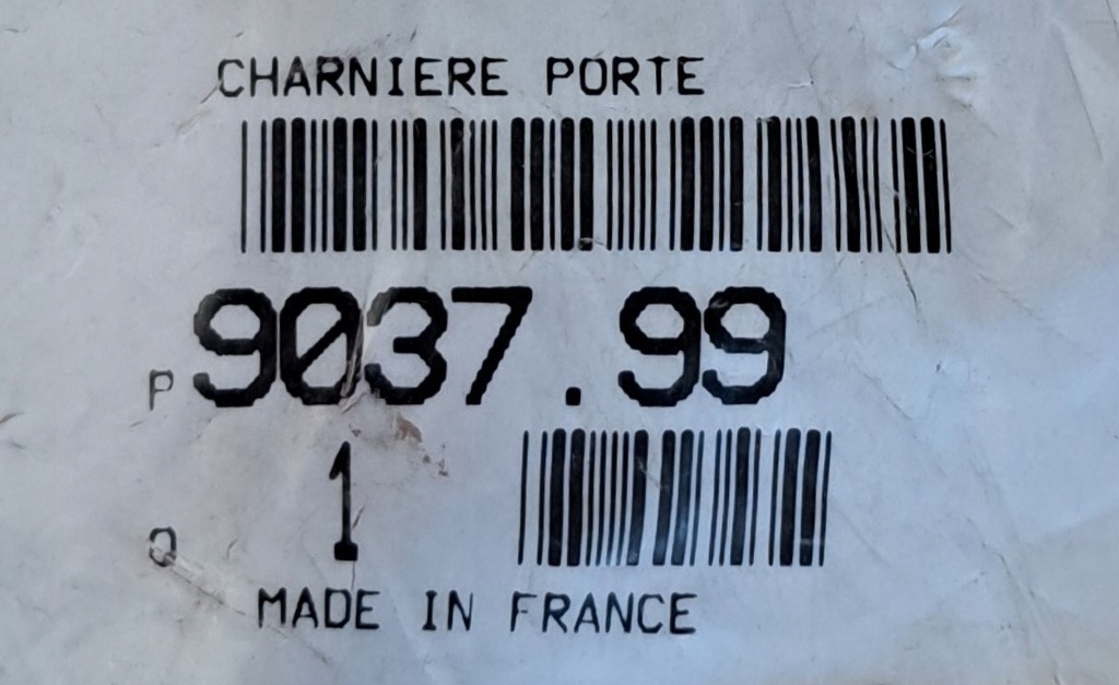 фото №4, Оригинал петля дверь левых 9037.99 citroen c4