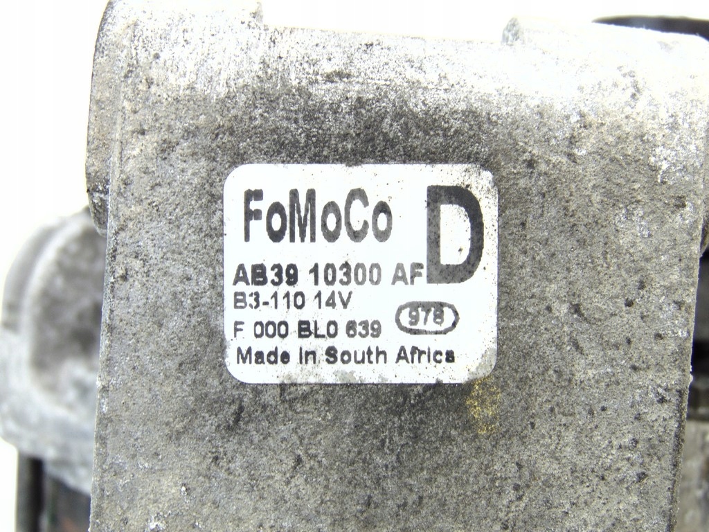 фото №7, Генератор ab39-10300-af ford ranger 2.2tdci 12-