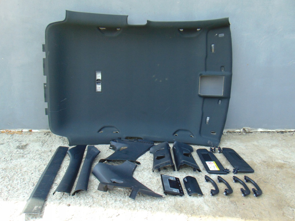 фото №1, Czarna стеля обшивки ліхтарі vw polo v 6r 6c gti r-line 3d