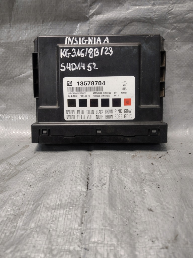 фото №1, Модуль комфорту opel insignia a 13578704