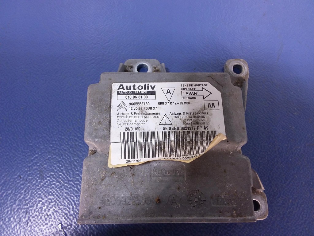 фото №12, Citroen c5 iii приборная панель приборная подушка безопасности 9682190980