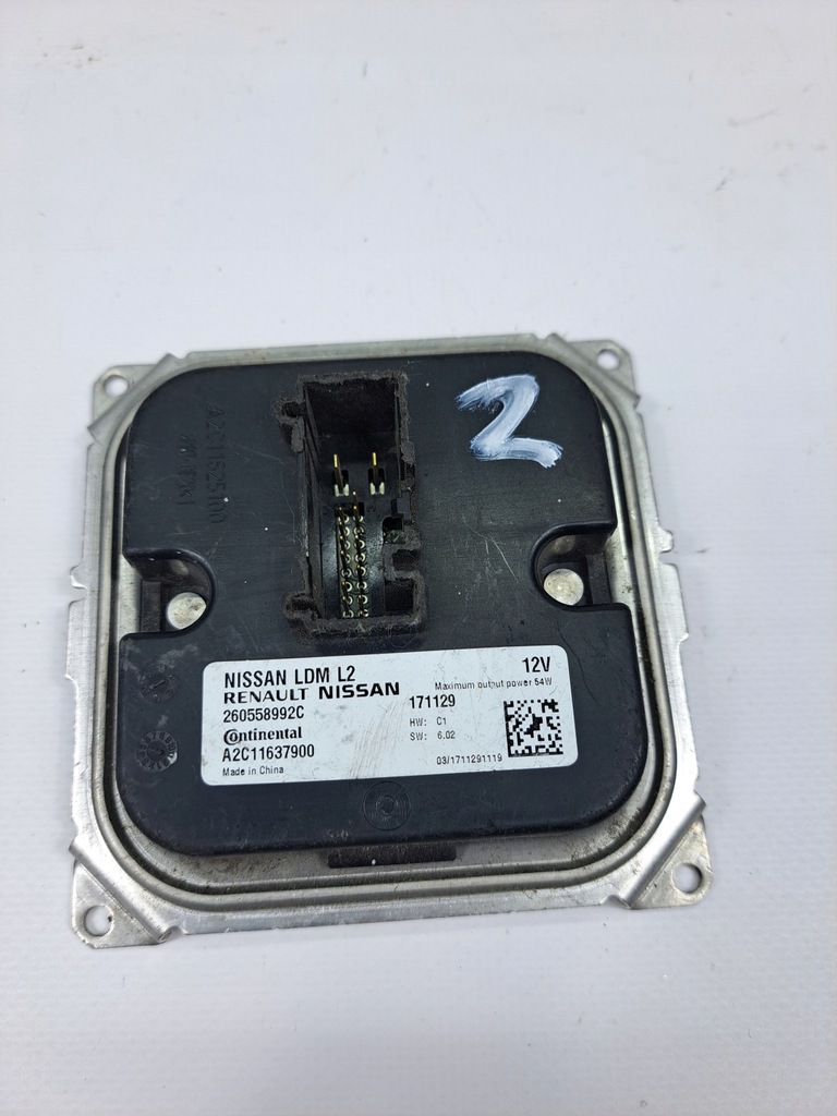 фото №1, Nissan leaf ii преобразователь модуль led 260558992c