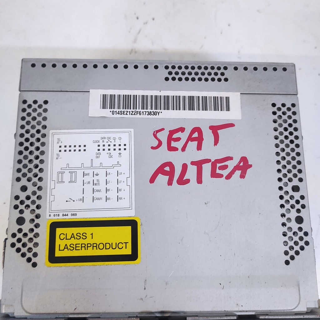 фото №2, Радіо радіопрогравач cd seat altea 5p0035191 7612002055