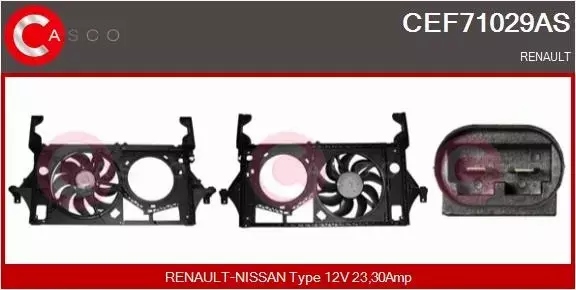 фото №2, Casco вентилятор радіатора cef71029as