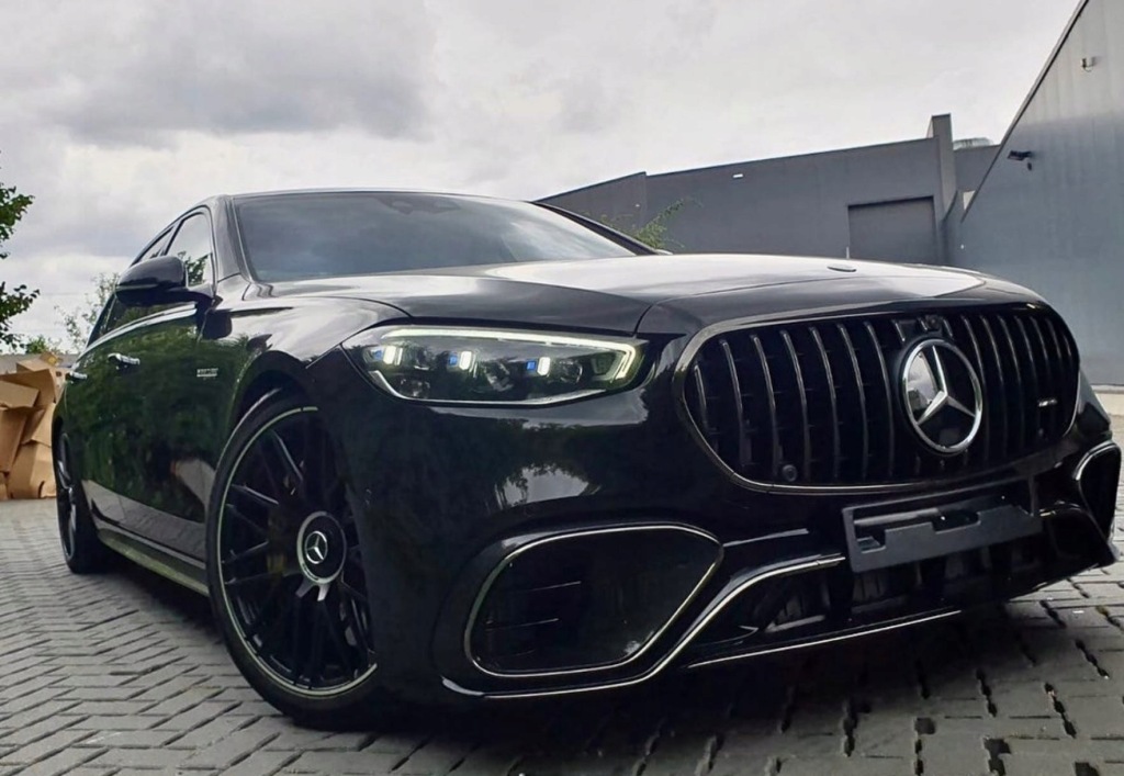 фото №10, Mercedes s klasa w223 s63 bodykit бампер решітка радіатора дифузор пороги