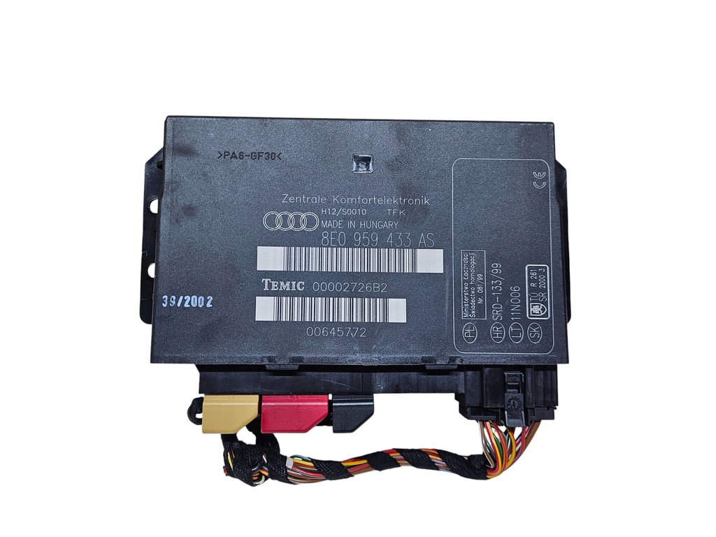 фото №1, Audi a4 b6 модуль комфорта 8e0959433as