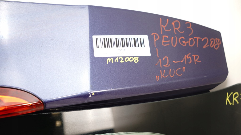 фото №7, Крышка багажника багажника задняя peugeot 208 i 12-15r kuc