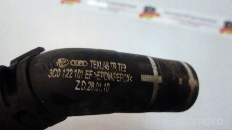 фото №4, Vw audi труба wody шланг 3c0122101ef