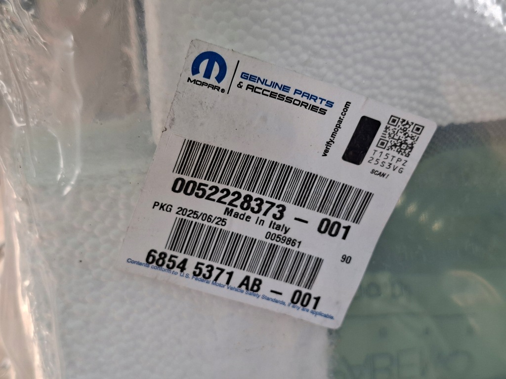 фото №5, Стекло лобовое jeep compass ii 17- nowa oem mopar 68545371ab 0052228373