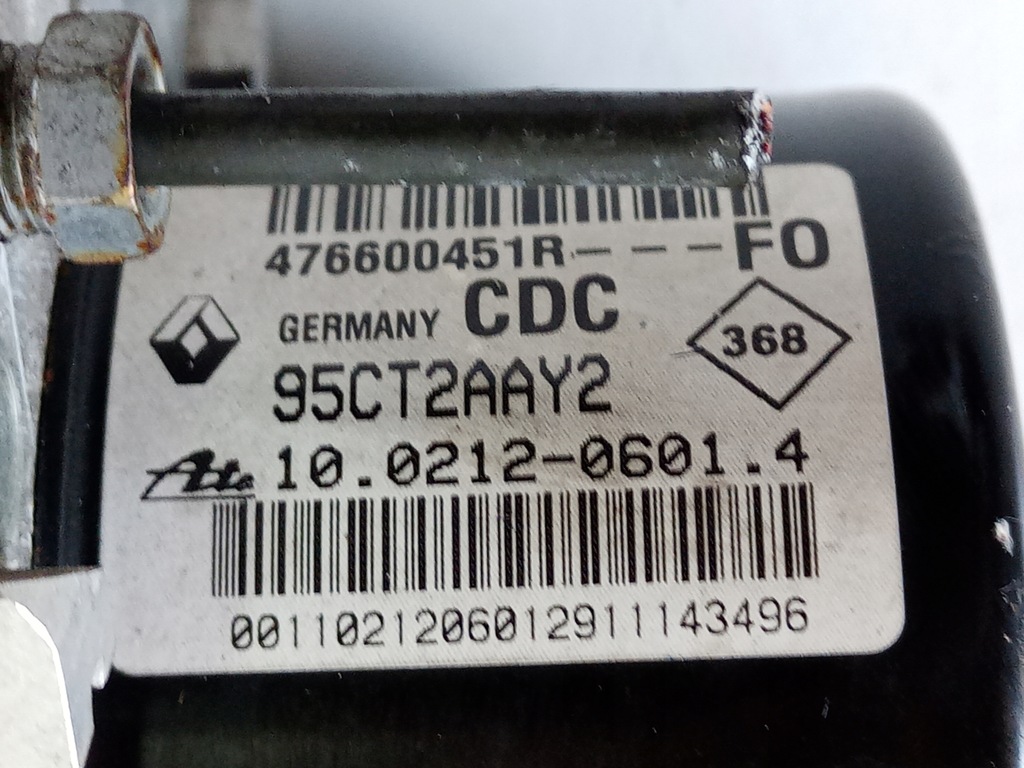 фото №3, Насос abs 476600451r renault fluence ze