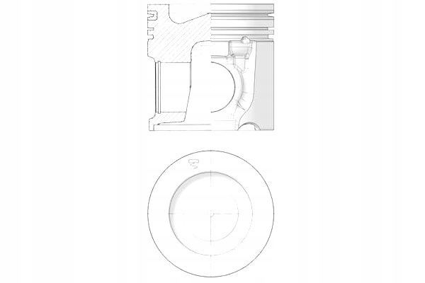 фото №2, Поршень śr 108mm std atlas 1604hd 1604lc xahs claas 926 rz 936 rz 946 rz