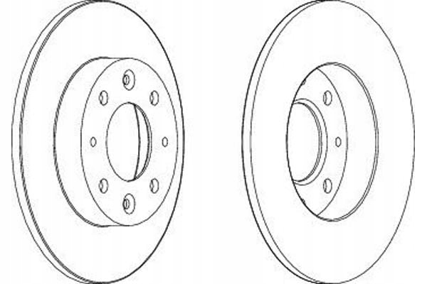 фото №1, Ferodo гальмівні диски гальмівні 2szt kia carens i carens i