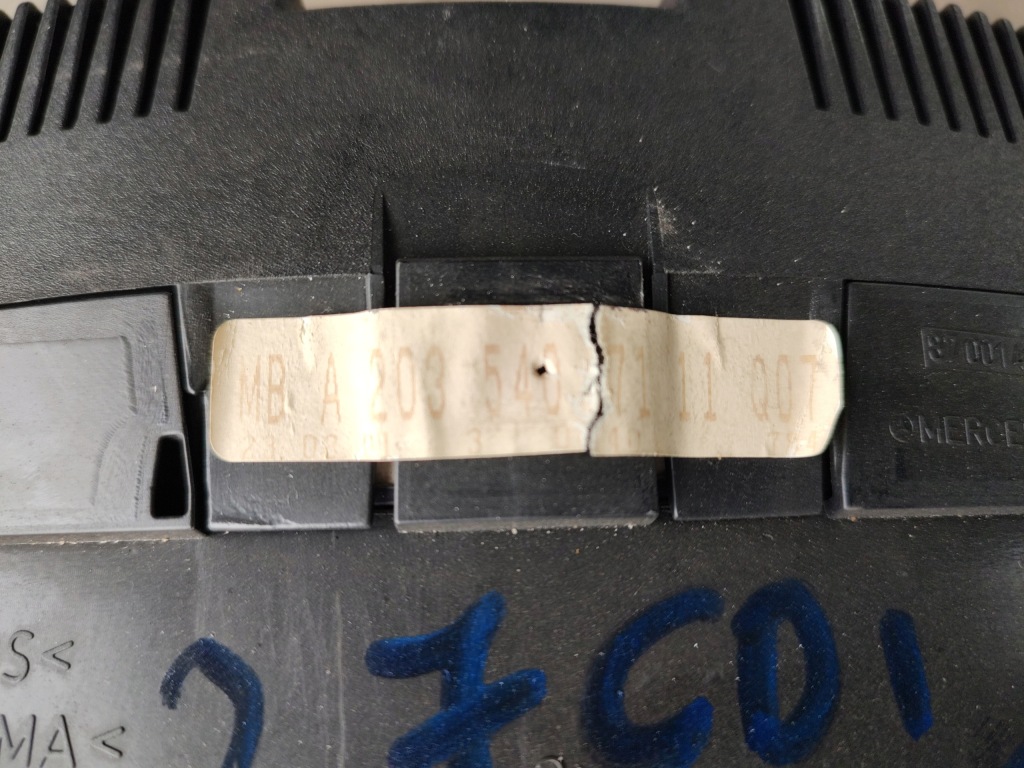 фото №3, Лічильник приладова панель спідометр mercedes w203 2,7cdi