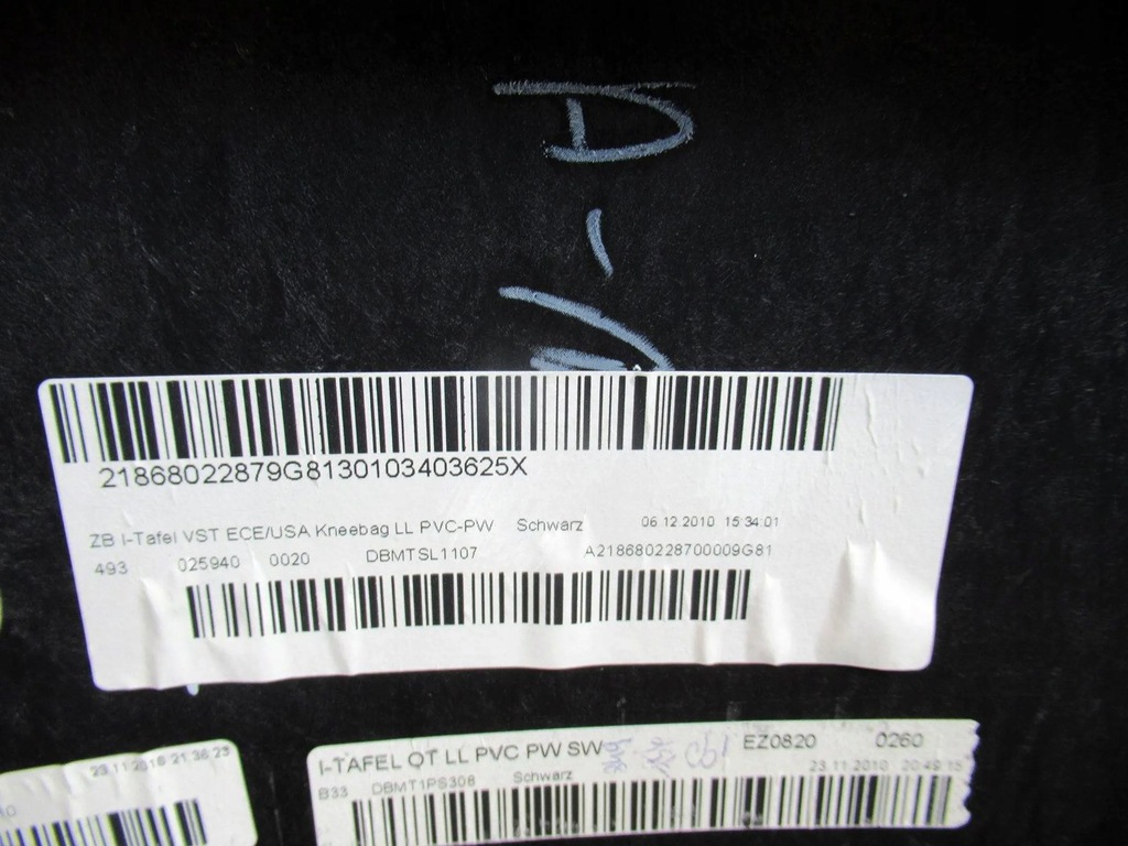 фото №13, Mercedes cls w218 консоль приборная панель приборная панель кожа