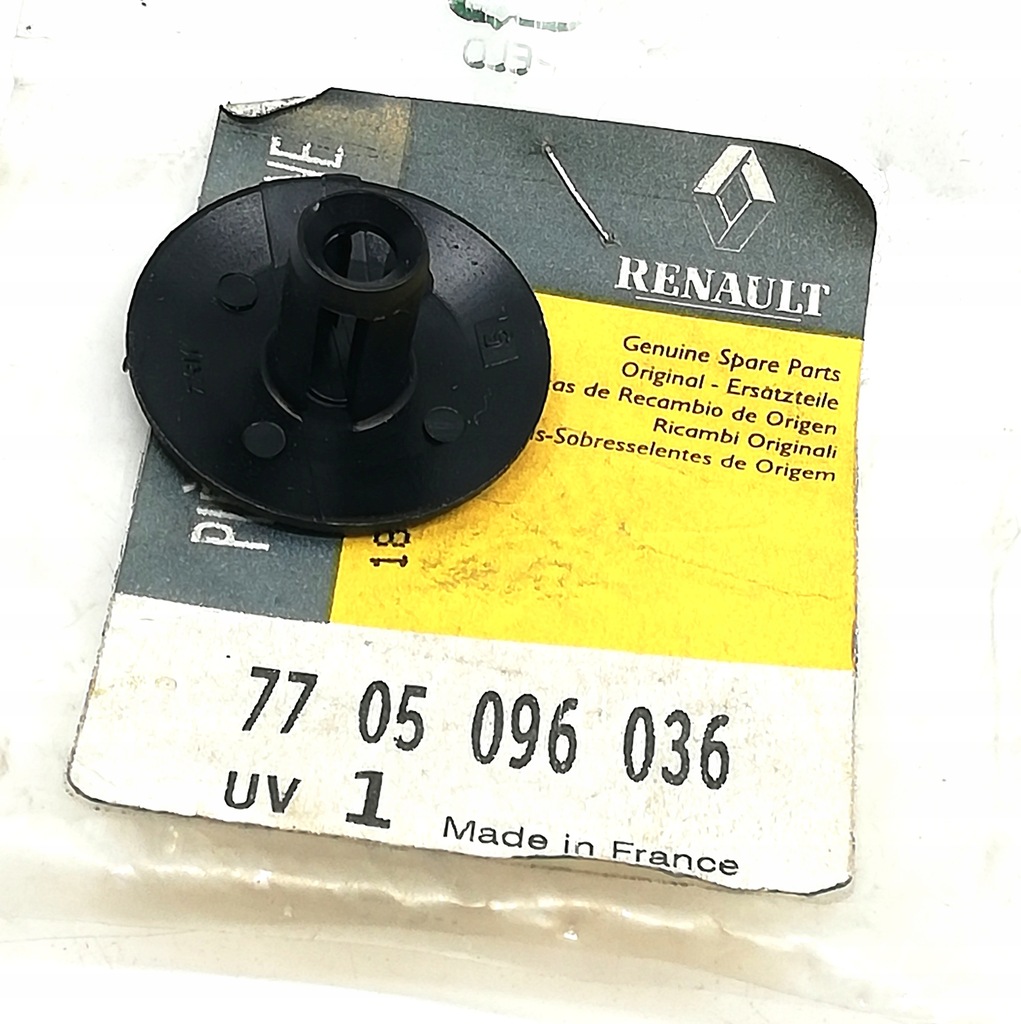 фото №3, Заглушка клипса защита двигателя renault kangoo espace iv 7705096036 oe!