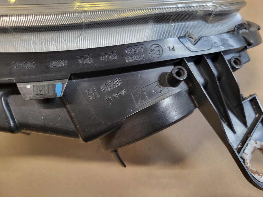 фото №14, Лампа правый перед фара fiat doblo ii 2 combo d оригинальная europa