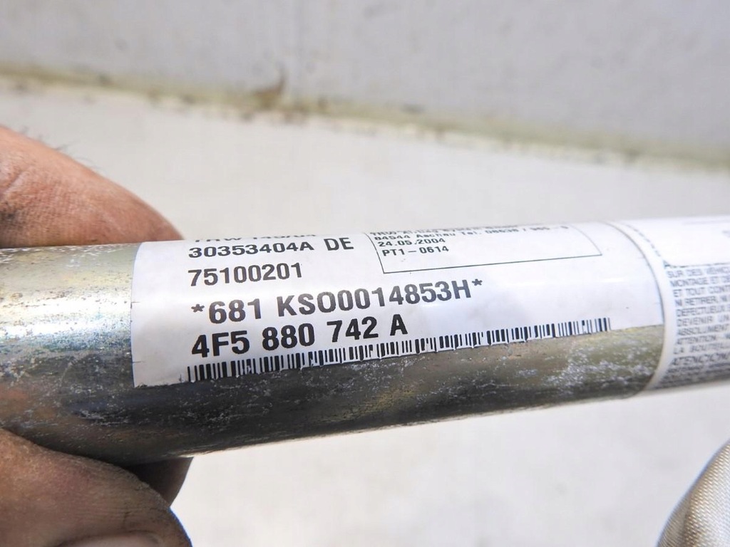 фото №6, Шторка безопасности подушка безопасности правая audi a6 c6 4f5880742a