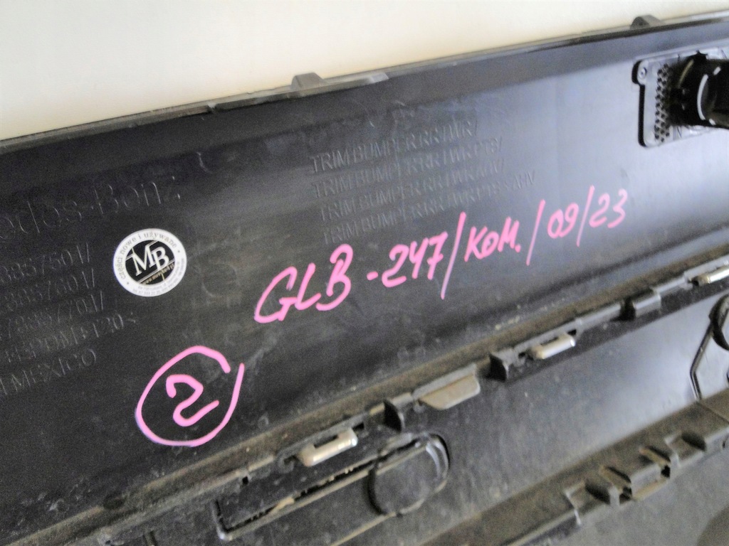 фото №8, Mercedes glb 247 x247 диффузор задний бампера