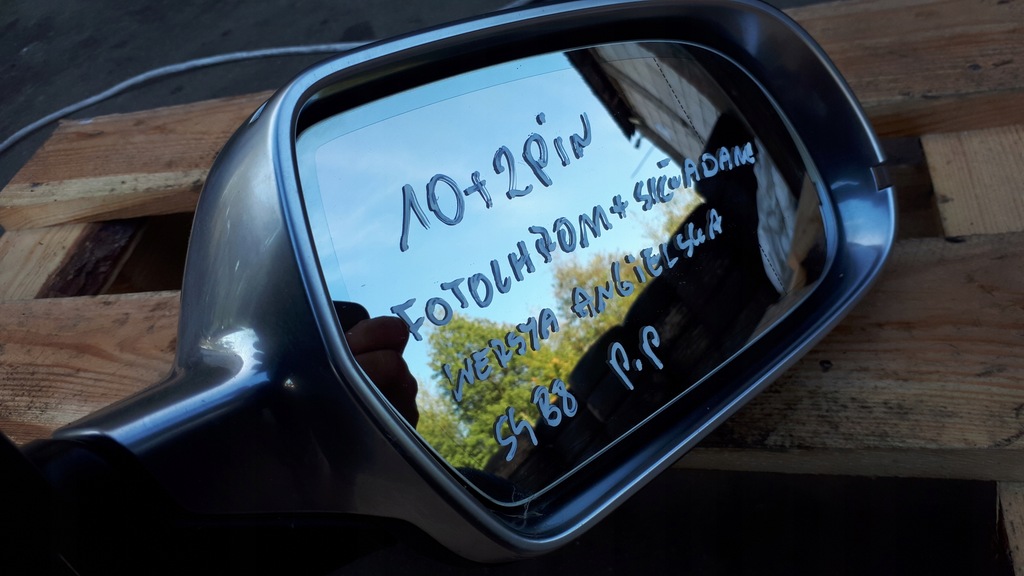 фото №7, S4 b8 a4 зеркало правое правый перед складной uk