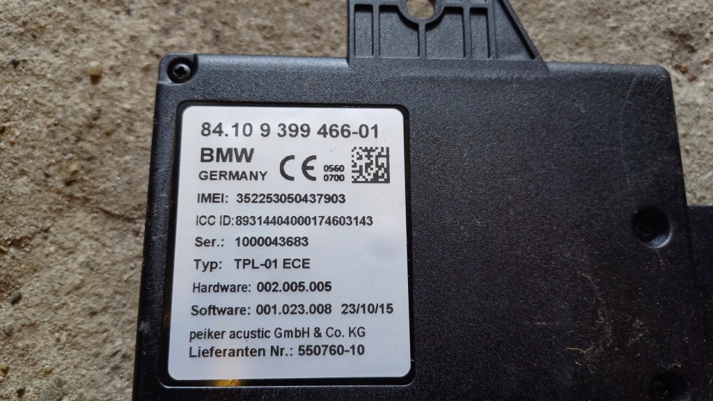 фото №3, Mini cooper f55 f56 модуль bluetooth 9399466