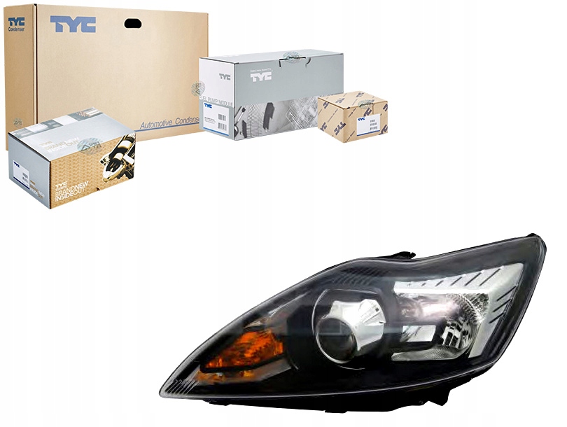 Фара лампа focus ii mk2 08-12 black le ксенон Доставка