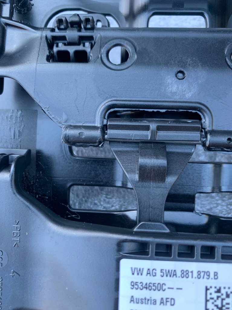 5wa881879b спинка поперек сидіння з масажем vw tiguan audi skoda оригінал в Україні