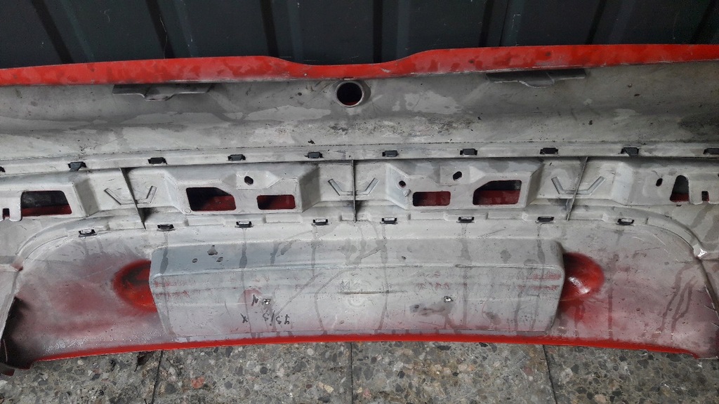 фото №12, 16013010xx00 бампер задняя peugeot 107 citroen c1 czerwono-czarny