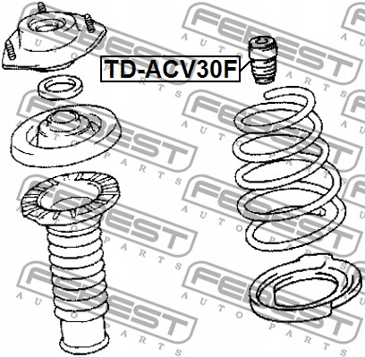 фото №4, Отбойник амортизатора перед febest td-acv30f