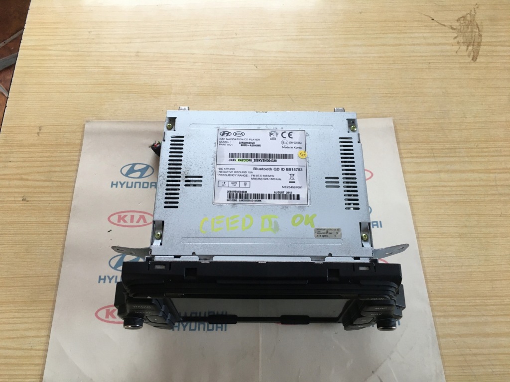 фото №2, Kia ceed ii 12-18 радио навигация 96560-a2000wk