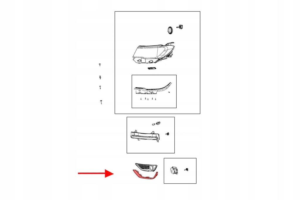 фото №3, Jeep compass ii 17+ рамка противотуманной фары левая 5uq01rxfab