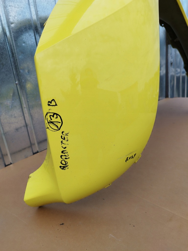 фото №3, Крыло левый перед передний smart roadster 452 lata 2003-2005 жёлтый